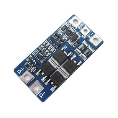 10A 8.4V 18650 2s Bms বোর্ড পাওয়ার সাপ্লাই মডিউল 46.7 * 23 * 3.15 মিমি