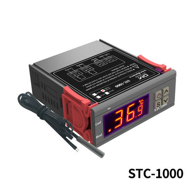 10A LCD ডিসপ্লে ডিজিটাল আর্দ্রতা নিয়ন্ত্রক NTC সেন্সর AC 110V-220V মনিটরিং রেগুলেটর