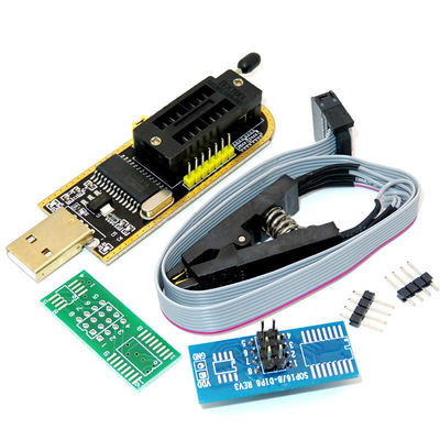 CH341A 24 25 সিরিজ EEPROM ফ্ল্যাশ BIOS USB প্রোগ্রামার মডিউল + SOIC8 SOP8 টেস্ট ক্লিপ EEPROM 93CXX / 25CXX / 24CXX এর জন্য