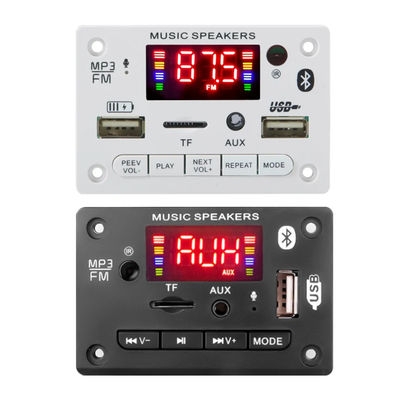 6-12V DC সহ ওয়্যারলেস BT 5.0 MP3 প্লেয়ার মডিউল এবং গাড়ি অডিও সিস্টেমের জন্য ক্ষতিহীন অডিও সমর্থন
