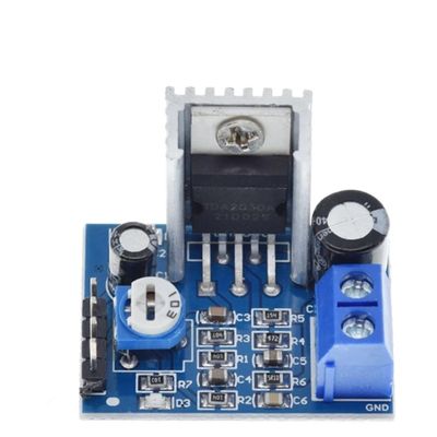 6-12V TDA2030 অডিও এম্প্লিফায়ার বোর্ড মডিউল 18W আউটপুট এবং নিয়মিত ভলিউম সহ