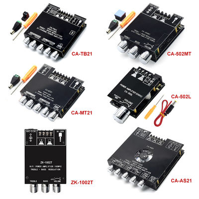 ZK-502L ZK-502MT ZK-MT21 ZK-TB21 ZK-AS21 ZK-1002T BT এম্প্লিফায়ার বোর্ড 2.0 2.1 চ্যানেল
