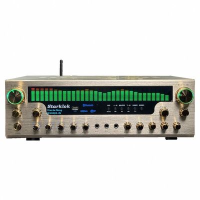 8000SW ফ্ল্যাগশিপ সংস্করণ 7.1 CH 2500W হোম এম্প্লিফায়ার সম্পূর্ণ অ্যালুমিনিয়াম খাদ সোনার দেহ ডাবল রিং গরু পার্টিশন স্টেরিও এম্প্লিফায়ার