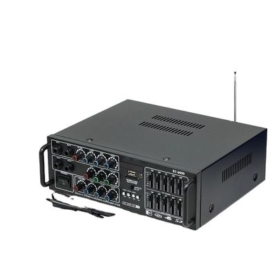 BT-9999 2.0 চ্যানেল 300W হোম অ্যান্ড কার এম্প্লিফায়ার উচ্চ-শক্তি BT ওয়্যারলেস ইকিউ ইকুইলাইজার দ্বৈত ব্যবহার 12V/220V ধাতব উপাদান রিসিভার