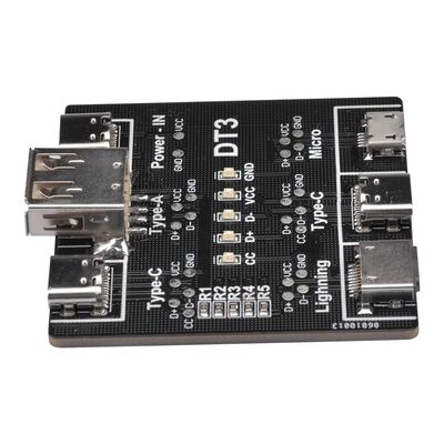 Fast Charging Abnormal Detector for Apple Android DT3 Type-C Interface Data Cable Detection Board Electronic Components
