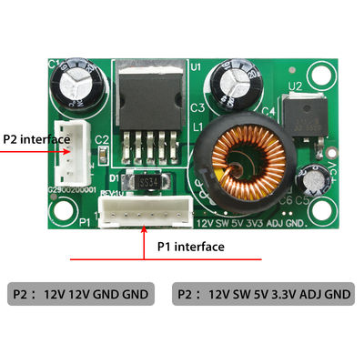 CA-1233 12V থেকে 5V থেকে 3.3V ভোল্টেজ রূপান্তর মডিউল BENQ পাওয়ার সাপ্লাই মডিউল