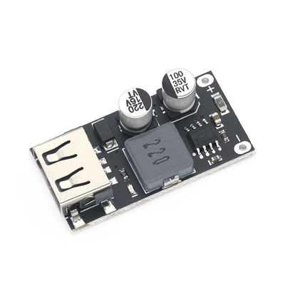 USB QC3.0 DC স্টেপ-ডাউন কনভার্টার 24V টু ফাস্ট চার্জিং সার্কিট বোর্ড পাওয়ার সাপ্লাই মডিউল