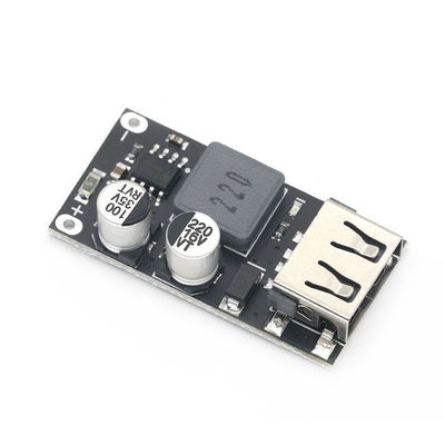 USB QC3.0 DC স্টেপ-ডাউন কনভার্টার 24V টু ফাস্ট চার্জিং সার্কিট বোর্ড পাওয়ার সাপ্লাই মডিউল