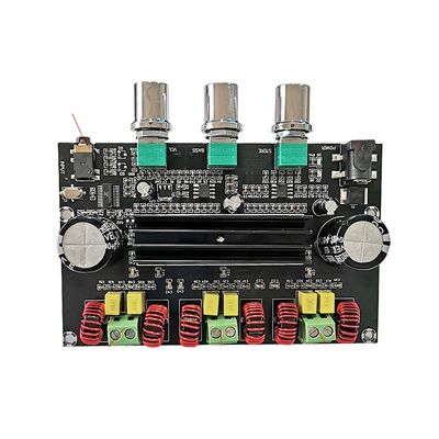 100W আউটপুট পাওয়ার 12-24V সরবরাহ ভোল্টেজ 2.1 চ্যানেল TPA3116D2 ডিজিটাল অডিও এম্প্লিফায়ার বোর্ড