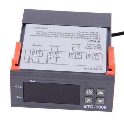 STC-1000 AC 110V-220V ডিজিটাল আর্দ্রতা তাপমাত্রা কন্ট্রোলার থার্মোস্ট্যাট মনিটরিং সিস্টেম