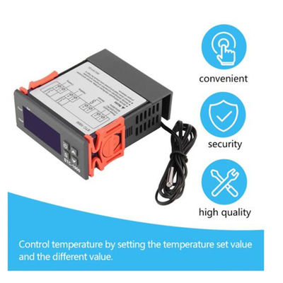 STC-1000 AC 110V-220V ডিজিটাল আর্দ্রতা তাপমাত্রা কন্ট্রোলার থার্মোস্ট্যাট মনিটরিং সিস্টেম