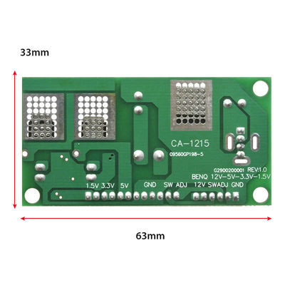 CA-1215 12V 5V 3.3V 1.5V পাওয়ার সাপ্লাই মডিউল এলসিএম এলসিডি ডিসি থেকে ডিসি কনভার্টার বোর্ড