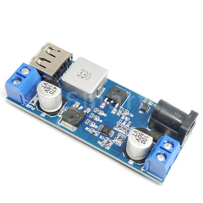 DC 24V 12V 5V 5A স্টেপ ডাউন পাওয়ার সাপ্লাই বক কনভার্টার USB