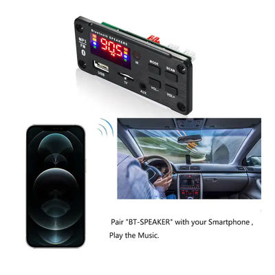রিমোট কন্ট্রোল সহ 2*25W 50W ব্লুটুথ অডিও মডিউল MP3 প্লেয়ার