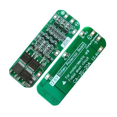 CA-3S-20A-E 11.1V 12V 12.6V BMS ব্যাটারি সুরক্ষা বোর্ড লিথিয়াম 3s BMS মডিউল