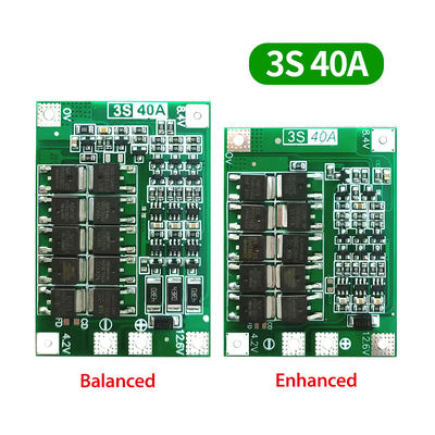 3S 4S 25A 40A 60A BMS ব্যাটারি সুরক্ষা বোর্ড লি-আইন ব্যাটারি চার্জিং বোর্ড