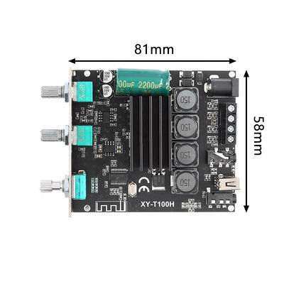 XY-T100H ব্লুটুথ 5.0 অডিও এম্প্লিফায়ার বোর্ড 100WX2 সিনিলিংক-এপিপি কন্ট্রোল এবং TPA3116D2 স্টেরিও ডিজিটাল পাওয়ার সহ