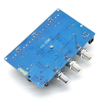 CA-3166B ব্লুটুথ 5.0 এম্প্লিফায়ার বোর্ড 2 * 50W + 100W 2.1 চ্যানেল TPA3116D2 DC12 ~ 24V পাওয়ার সাপ্লাই সহ
