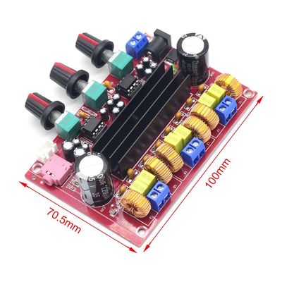 CA-3116P ডিজিটাল এম্প্লিফায়ার মডিউল TPA3116D2 চিপ 50Wx2+100W আউটপুট এবং DC12-24V ভোল্টেজ সহ