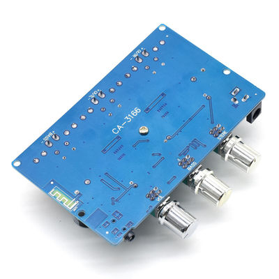 CA-3166B ডিজিটাল পাওয়ার এম্প্লিফায়ার বোর্ড DC12-24V 50Wx2+100W ব্লুটুথ 5.0 ক্লাস ডি অডিও মডিউল সহ
