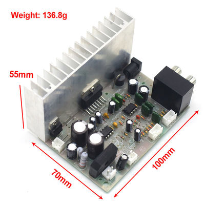 TDA7379 চিপ 2*38W AC/DC 12V AMP মডিউল সহ CA-7379A ডিজিটাল সাবউফার অ্যামপ্লিফায়ার বোর্ড
