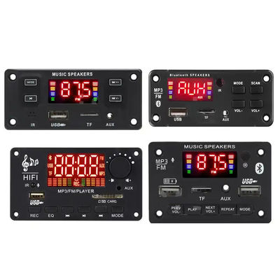 USB TF FM AUX-এর জন্য 100W পাওয়ার এবং মাল্টি-ফরম্যাট সমর্থন সহ Bluetooth 5.0 MP3 ডিকোডার বোর্ড