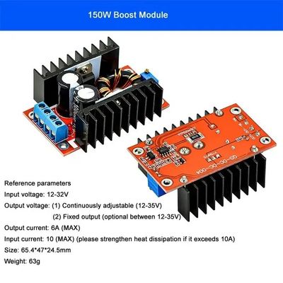 ডিসি-ডিসি 9A 300W বাক রূপান্তরকারী 150W বুস্ট রূপান্তরকারী 5-40v থেকে 1.2-35v পাওয়ার মডিউল স্টেপ ডাউন রূপান্তরকারী