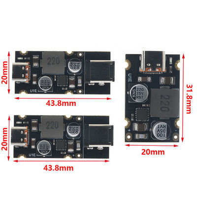 QC4.0 QC3.0 টাইপ-সি ইউএসবি PD65W ফাস্ট চার্জিং অ্যাডাপ্টার মডিউল স্ট্যান্ডার্ড মাউন্ট টাইপ সহ