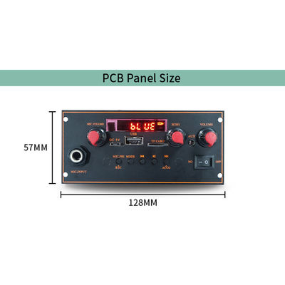 MP3 ডিকোডার এবং FM রেডিও ফাংশন সহ 2x10W ব্লুটুথ 5.0 স্টেরিও মাদারবোর্ড