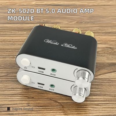 50W*2 BT 5.0 অডিও পাওয়ার এম্প্লিফায়ার বোর্ড মডিউল 2.0 ডুয়াল চ্যানেল স্টেরিও রিসিভার এম্প্লিফায়ার