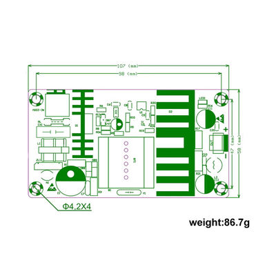 এসি 85-265V থেকে DC12V 8A বুস্ট রূপান্তরকারী জন্য 300W উচ্চ ক্ষমতা স্যুইচিং পাওয়ার সাপ্লাই মডিউল