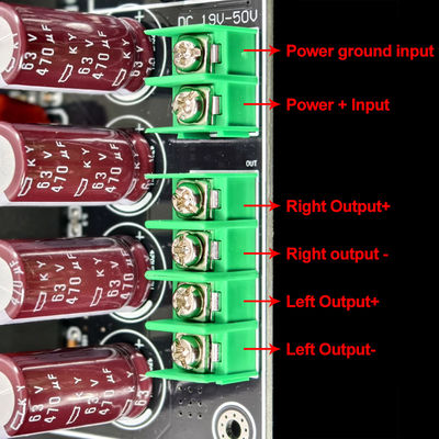 পেশাদার অডিওর জন্য SAMP-200 HIFI ডুয়াল কোর TPA3255 600W ক্লাস ডি ডিজিটাল পাওয়ার অ্যামপ্লিফায়ার