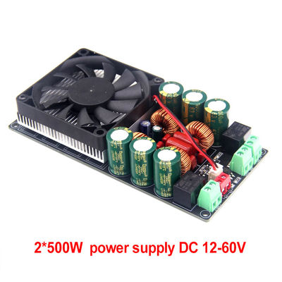 2X500W ক্লাস ডি ডিজিটাল স্টেরিও পাওয়ার এম্প্লিফায়ার বোর্ড 12V-48V গাড়ি কারাওকে হোম থিয়েটার সাবউফার স্পিকার