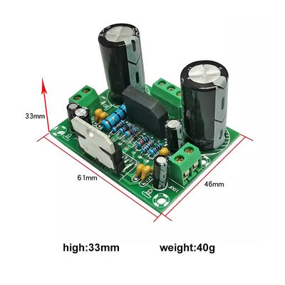 2টি চ্যানেলের জন্য ডুয়াল AC12-32V পাওয়ার সাপ্লাই সহ 100W মনো অ্যামপ্লিফায়ার বোর্ড