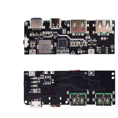 22.5W QC4.0 PD3.0 5 পোর্ট ডুয়াল ইউএসবি মোবাইল পাওয়ার ব্যাংক সার্কিট বোর্ড সুরক্ষা মাদারবোর্ড