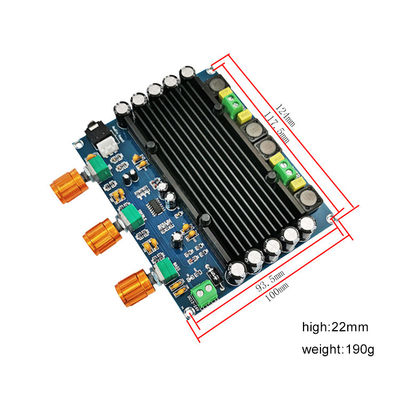 2 চ্যানেল 150W পেশাদার এম্প্লিফায়ার TPA3116D2 উচ্চ ক্ষমতা সাউন্ড সিস্টেমের জন্য ডিজিটাল অডিও বোর্ড