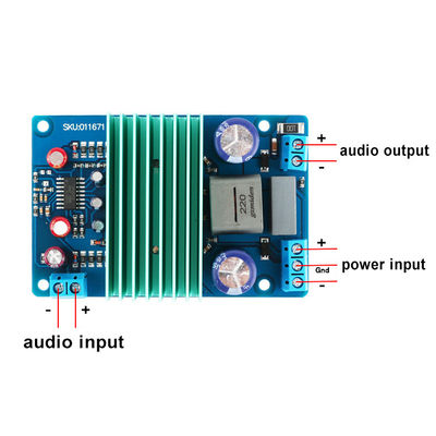উচ্চ ক্ষমতা 250W ক্লাস ডি HIFI ডিজিটাল এম্প্লিফায়ার বোর্ড LM3886 পেশাদার জন্য রিসিভার
