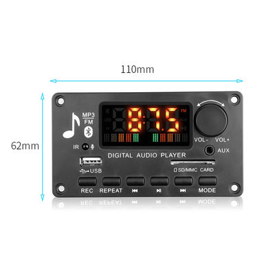 হাই পাওয়ার 2x40W ব্লুটুথ মডিউল কার অ্যামপ্লিফায়ার মাদারবোর্ড যার APE অডিও ফর্ম্যাট সমর্থন এবং 20+ ঘন্টা ব্যাটারি লাইফ