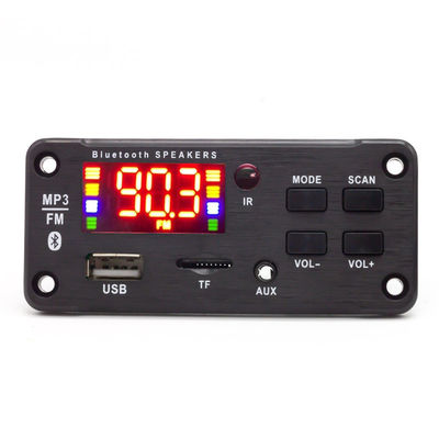 FLAC সমর্থিত 2 * 40W হাই পাওয়ার কার ব্লুটুথ অডিও মাদারবোর্ড লসলেস মিউজিক ডিকোডিংয়ের জন্য ব্লুটুথ 5.0 সহ