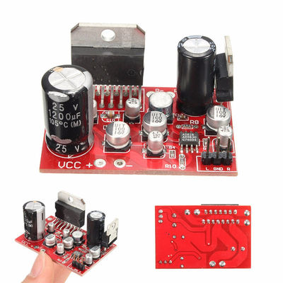 DC9-17.5V পাওয়ার সাপ্লাই সহ কমপ্যাক্ট এবং 100W হোম স্পিকার এম্প্লিফায়ার ডেভেলপমেন্ট বোর্ড