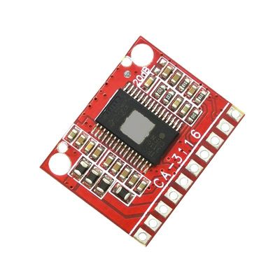 50W ডুয়াল চ্যানেল TPA3116D2 পাওয়ার এম্প্লিফায়ার মডিউল অডিও স্টেরিও বোর্ডের জন্য DC 4.5V ~ 24V এবং কোন POP গোলমাল সহ