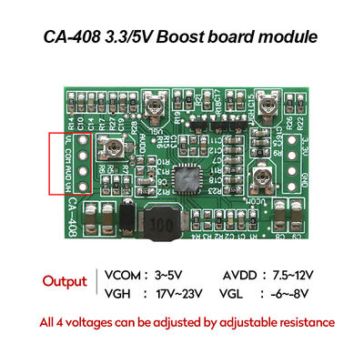 ছবি Creatall CA-408 ইন্টিগ্রেটেড এলসিডি TCON বোর্ড 5v ডিসি-ডিসি বক বুস্ট মডিউল 4 নিয়মিত LED টিভি পাওয়ার সাপ্লাই সহ VGL VGH VCOM.AVDD