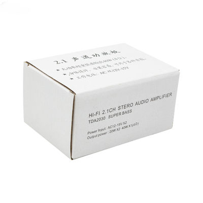 TDA2030 সাবউফার পাওয়ার এম্প্লিফায়ার বোর্ড 2.1CH 15W*2 30W এসি 12V ডুয়াল পাওয়ার সহ স্টেরিও অডিও এম্প্লিফায়ার