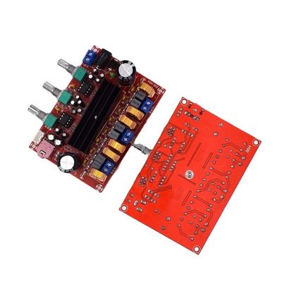 TPA3116D2 অডিও মডিউল 2.1 চ্যানেল ক্লাস ডি পাওয়ার এমপ্লিফায়ার বোর্ড 200W আউটপুট পাওয়ার এবং DC12-24V ওয়াইড ভোল্টেজ সহ
