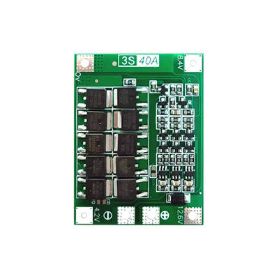 CA-3S-40A লিথিয়াম আইওন ব্যাটারি PCB BMS সুরক্ষা বোর্ড