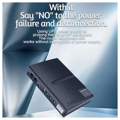 মিনি 10400mAh 36W রুটার মডেম সিসিটিভি সিকিউরিটি ক্যামেরা এসি ডিসি কনফিগারযোগ্য পাওয়ার উত্সের জন্য অবিচ্ছিন্ন পাওয়ার সাপ্লাই (ইউপিএস)