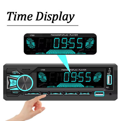 ইউনিভার্সাল 60Wx4 কার রেডিও Srereo MP3 প্লেয়ার এফএম রিসিভার রেডিও স্টেরিও অডিও সঙ্গীত ড্যাশ AUX ইনপুট সহ ইউএসবি / এসডি