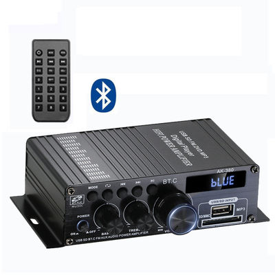 AK-380 2.0 চ্যানেল ব্লুটুথ v5.0 অডিও এম্প্লিফায়ার হোম থিয়েটারের জন্য 100-300W আউটপুট পাওয়ার সহ