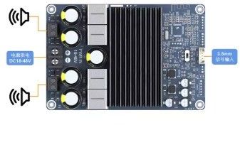 TPA3255 2x300W হাই পাওয়ার ডুয়াল চ্যানেল স্টেরিও অডিও এম্প্লিফায়ার বোর্ড ডিজিটাল পাওয়ার এম্প্লিফায়ার