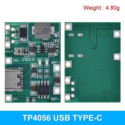 টাইপ-সি ইউএসবি 3.7V 9V 5V 2A ডিসি-ডিসি রূপান্তরকারী বোর্ড মাউন্ট লিথিয়াম লিথিয়াম আয়ন 18650 ব্যাটারি চার্জার 18650 চার্জার স্টেপ বুস্ট পাওয়ার সাপ্লাই মডিউল